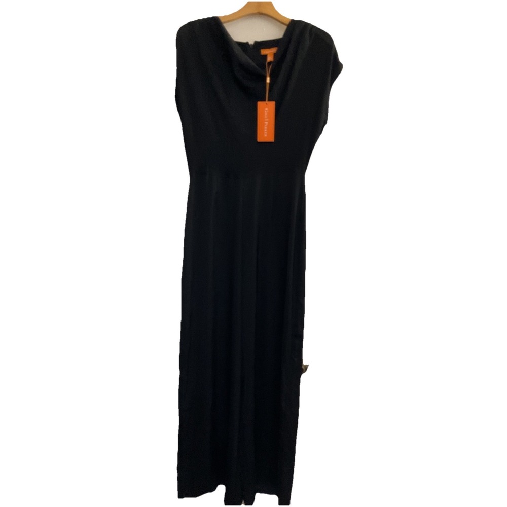 NEW Gigi Parker Small Black All In‎ One Jumpsuit - Picture 2 of 7